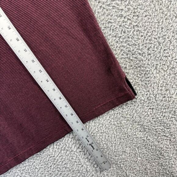 01 Algo Polo Shirt Men's Extra Large Red Black Striped Quick Dry Wicking Golf - Picture 3 of 9